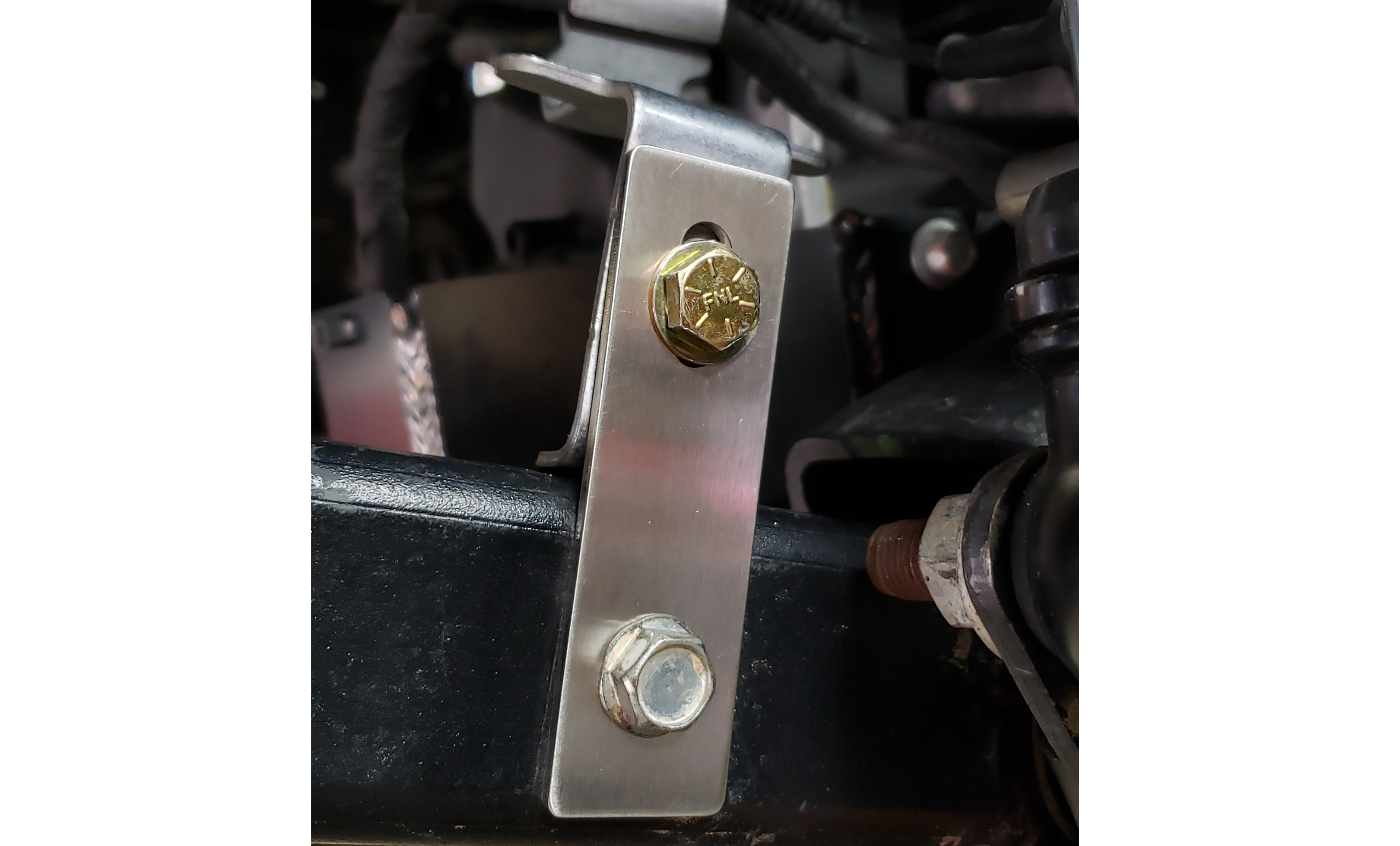 Jeep Wrangler Stainless Steel Front Brake Line Bracket Extension 2018  JL/JT Clayton Off Road