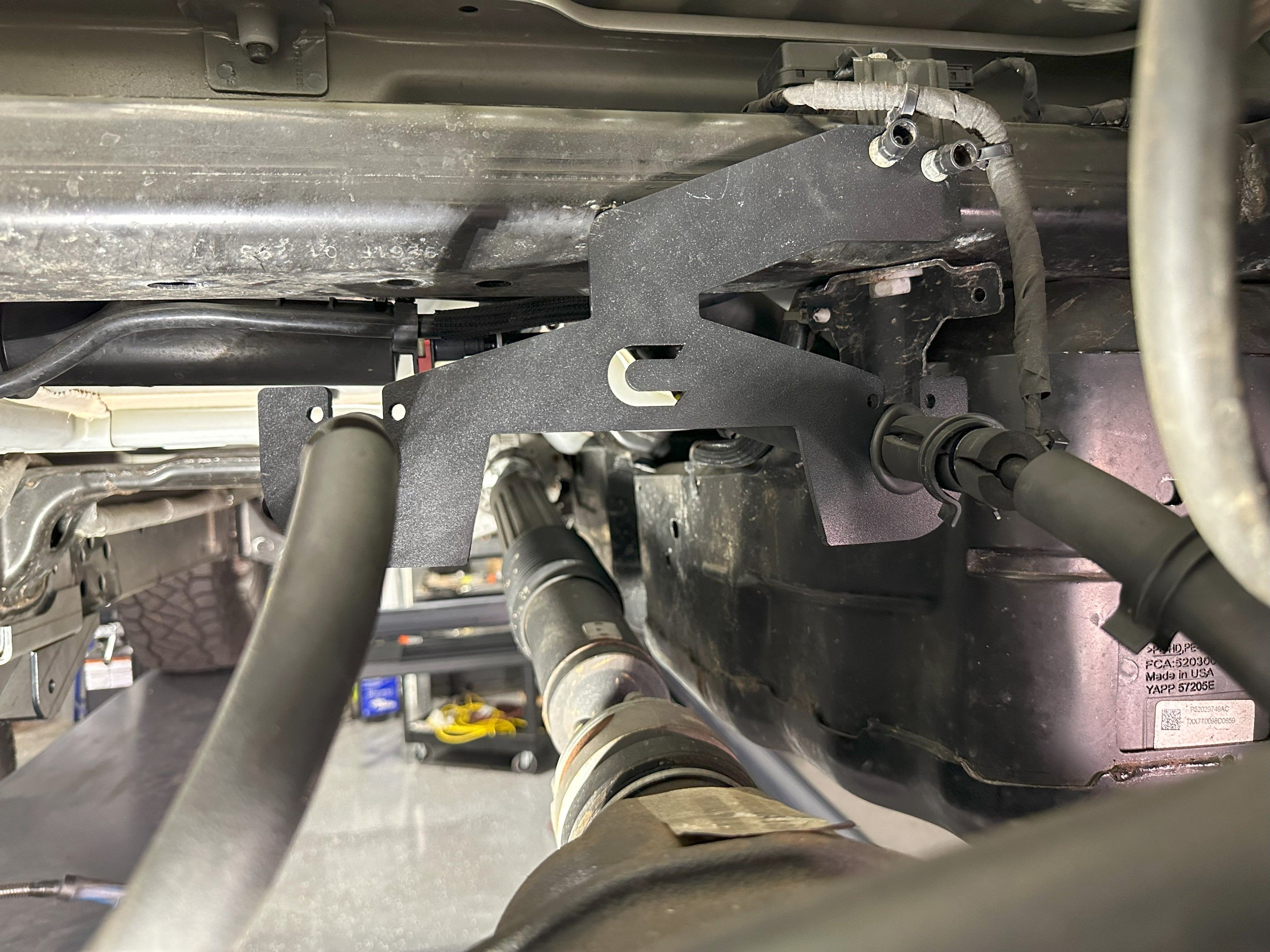 Jeep Wrangler Parking Brake Cable Relocation Bracket 2018  JL Clayton Off Road
