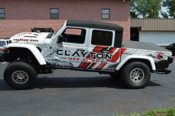 2020-Present Jeep Gladiator JT Overland Plus Long Rear Upper Control Arms Clayton Off Road