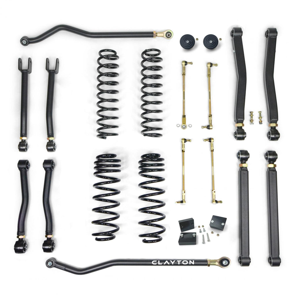 Jeep Wrangler 1.5 Inch Overland Plus Lift Kit 2018  JL Clayton Off Road