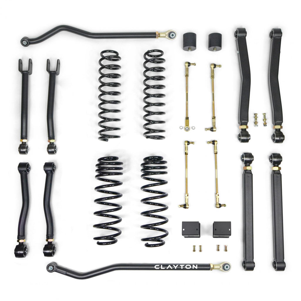 Jeep Wrangler 2.5 Inch Overland Plus Lift Kit 2018  JL Clayton Off Road