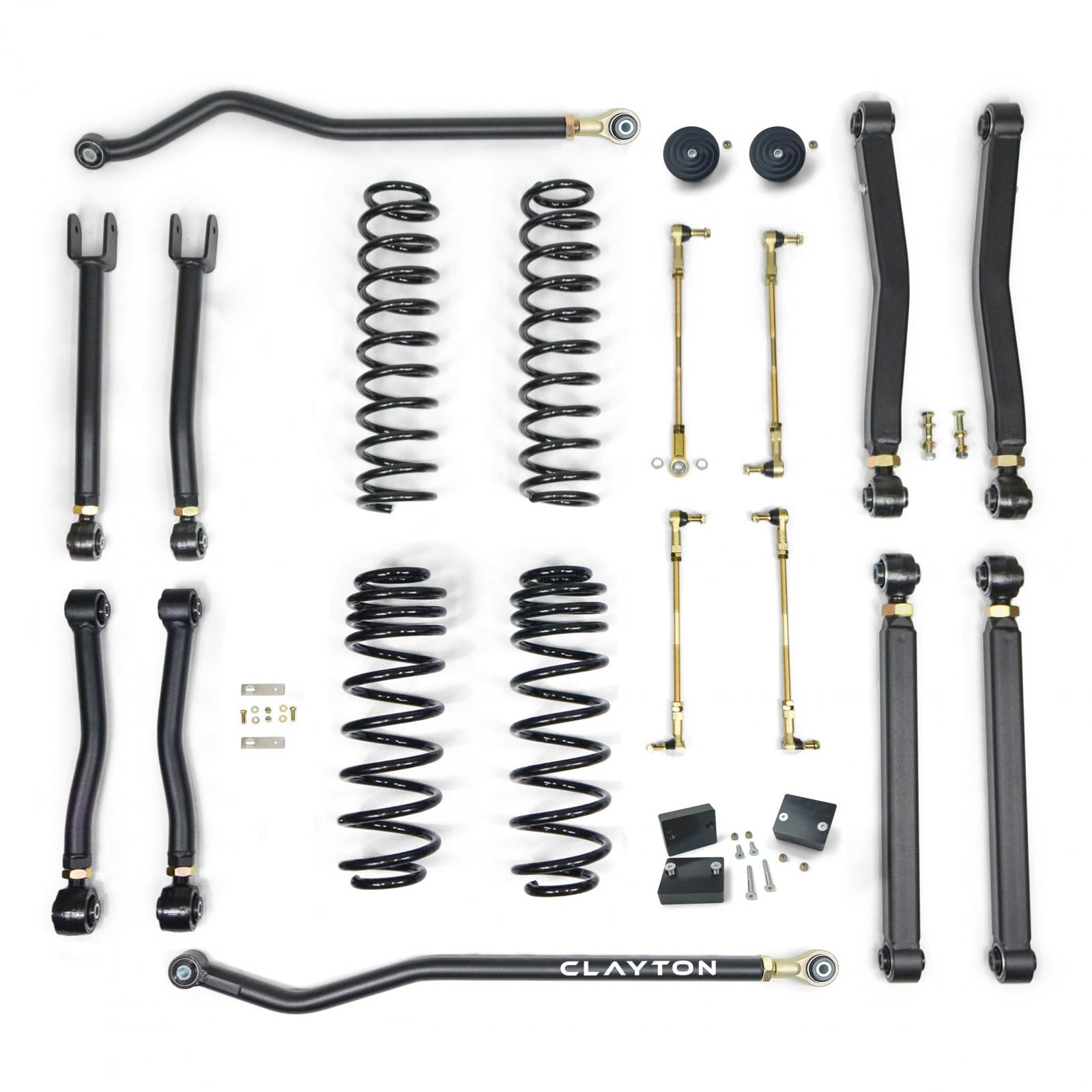Jeep Wrangler 392 3.5 Inch Overland Plus Lift Kit 2021  JL Clayton Off Road