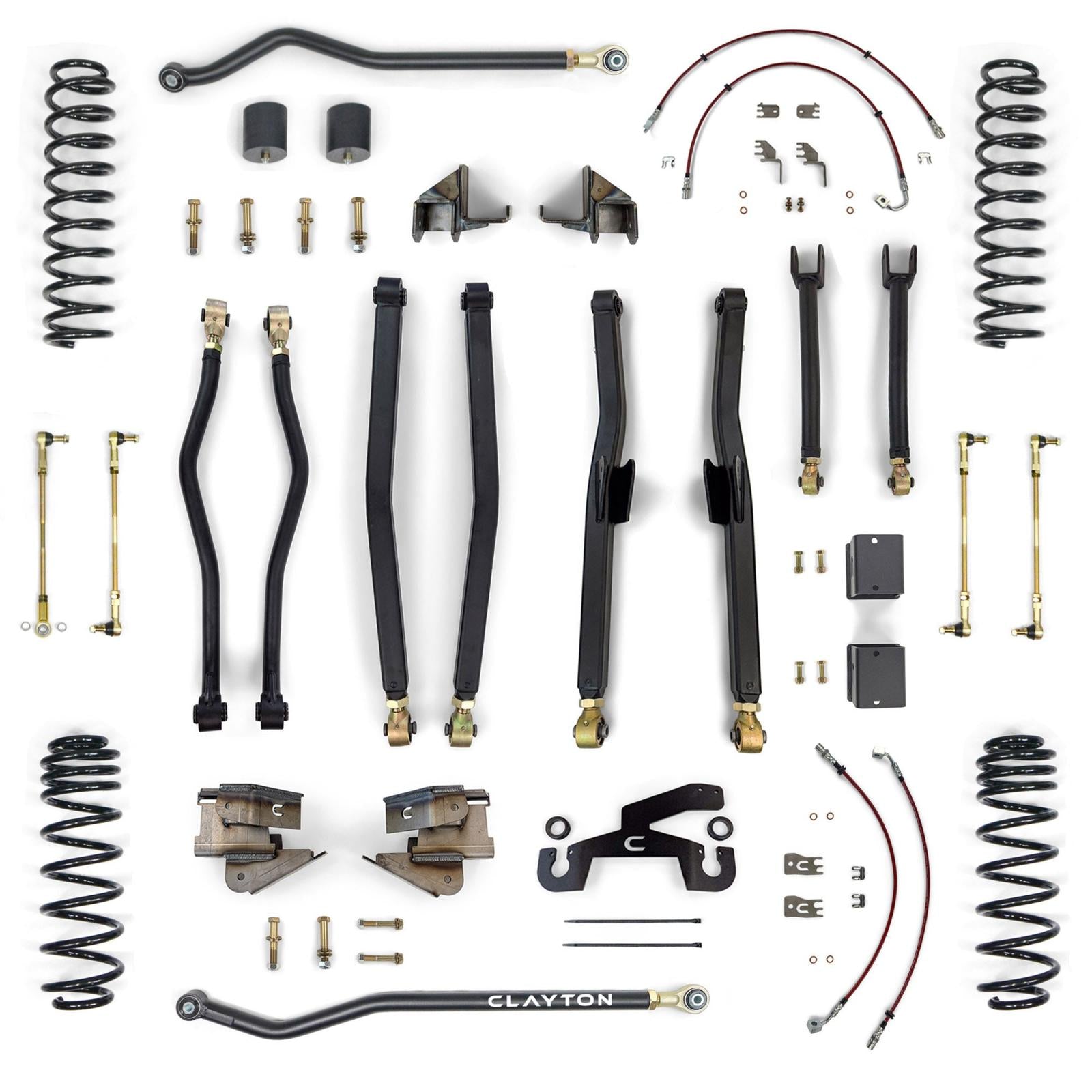 Jeep Wrangler Premium 2.5 Inch Long Arm Lift Kit 2018  JL Clayton Off Road