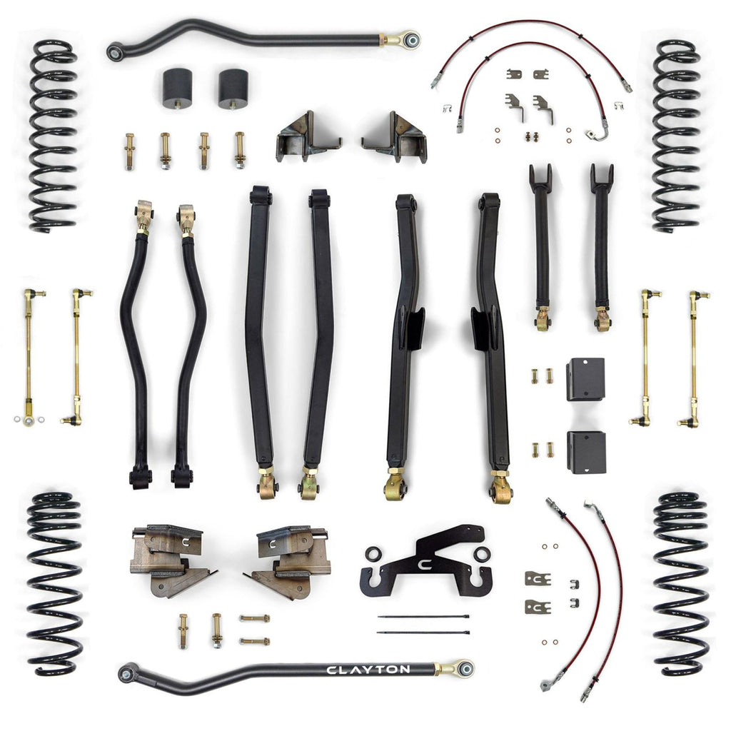 Jeep Wrangler Premium 3.5 Inch Long Arm Lift Kit 2018  JL Clayton Off Road