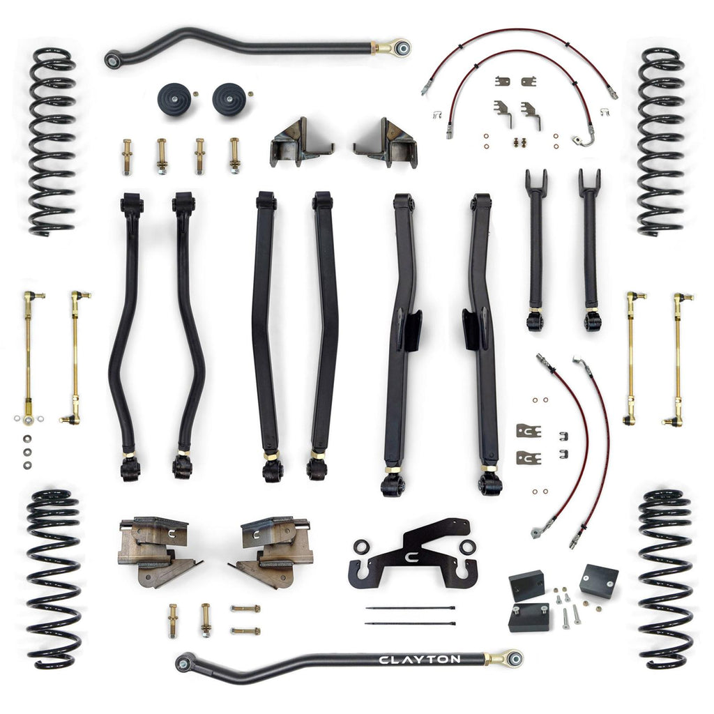 Jeep Wrangler 392 Overland Plus 2.5 Inch Long Arm Lift Kit 2021  JL Clayton Off Road