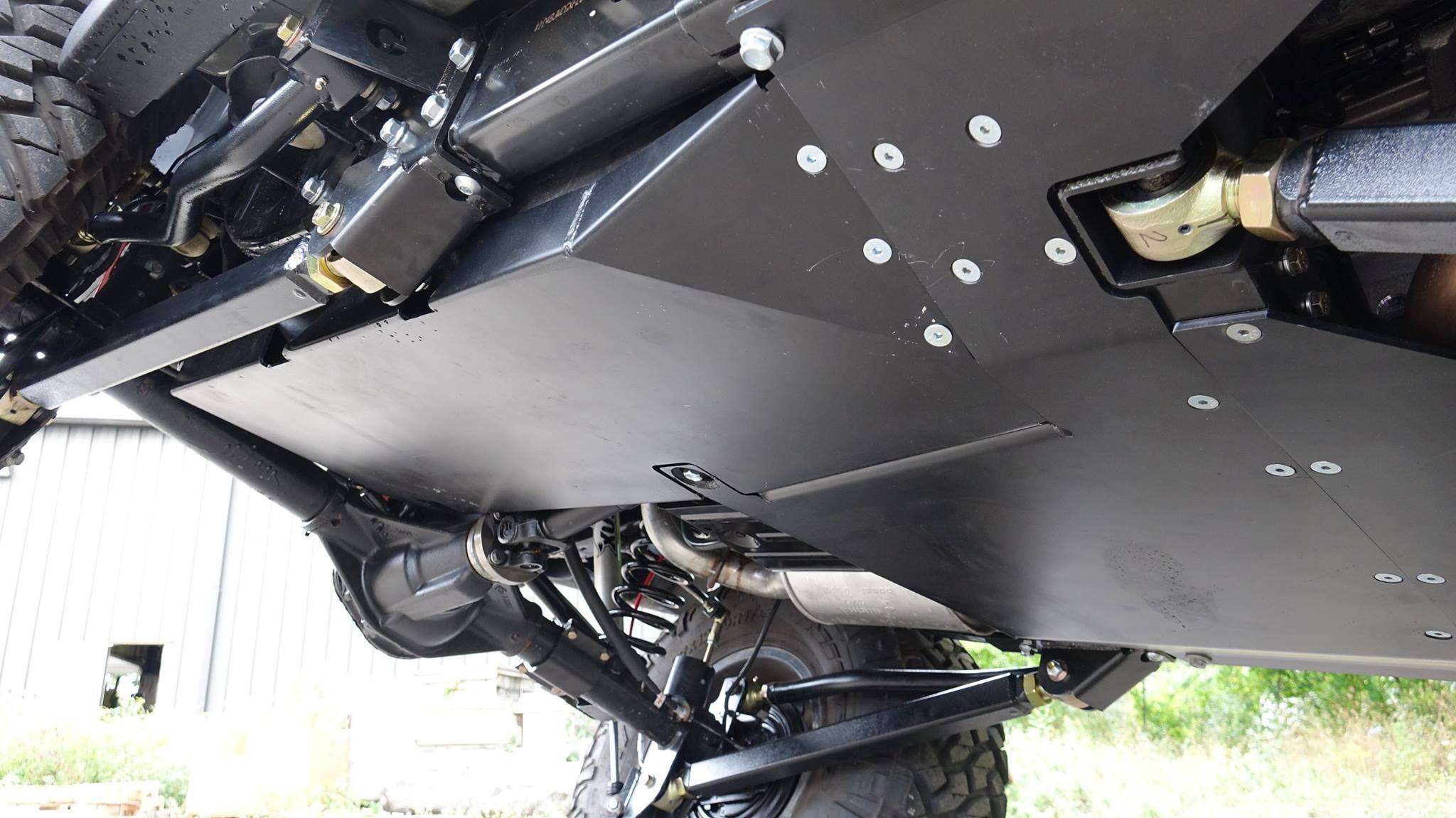 Jeep Wrangler Gas Tank Skid Plate 2007-2018 JK 2 Door Only Clayton Off Road