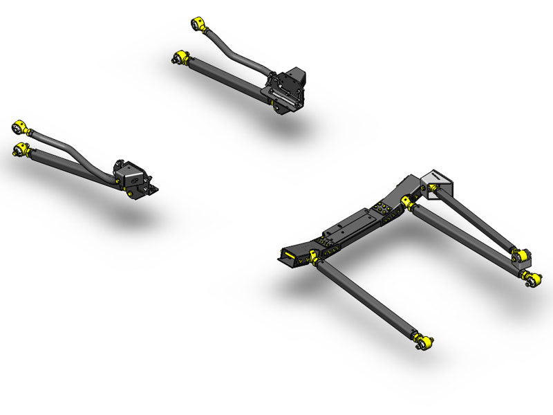 Jeep Wrangler Pro Series 3 Link Long Arm Upgrade Kit 2007-2018 JK Clayton Off Road