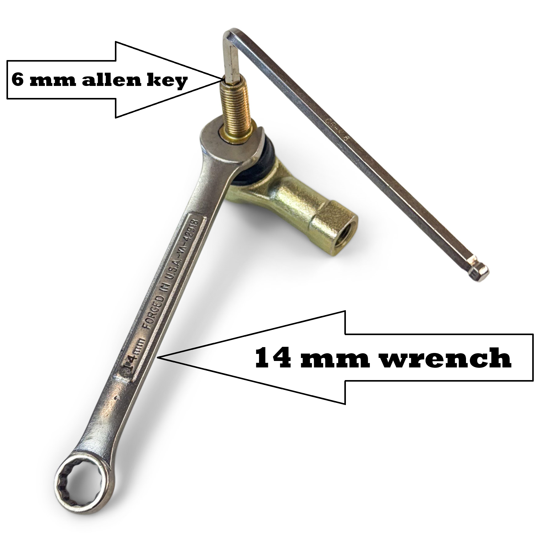 Jeep Wrangler Adjustable Rear Sway Bar End Link 2007 , JK/JL Or Jeep Wrangler Adjustable Front Sway Bar End Link 2007-2018 JK