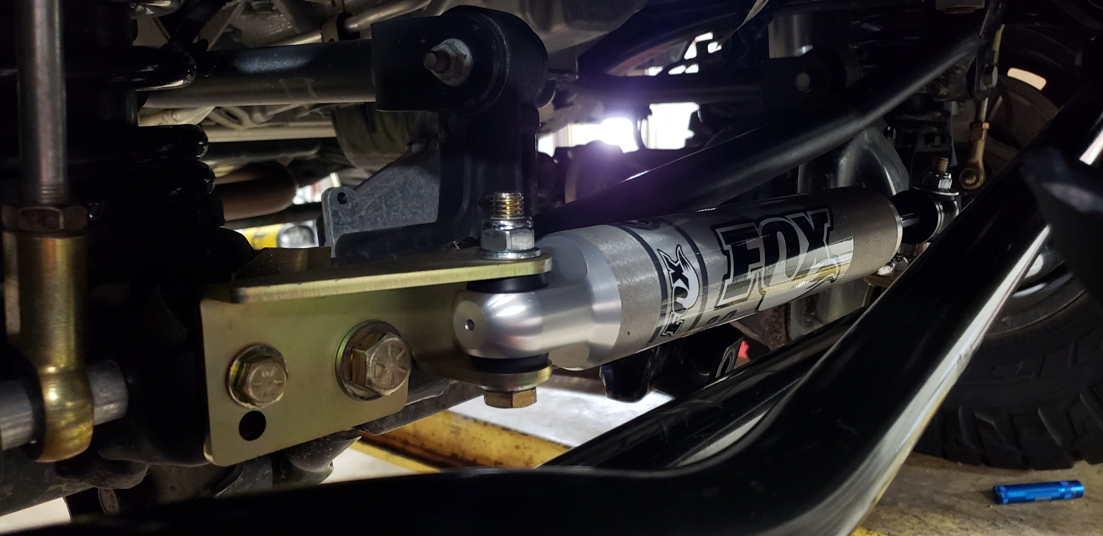 Jeep Wrangler Steering Stabilizer Relocation Bracket 2007-2018  JK/JL/JT Clayton Off Road